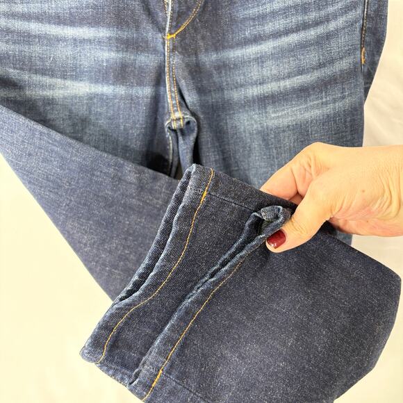 Rag & Bone Mens Size 32W 30L Fit 2 Slim Jeans Button Fly Renegade Dark Wash READ - Picture 5 of 16